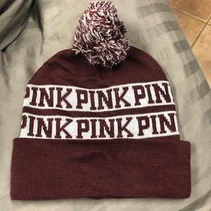 ✨5 for $25✨ Vs Pink Maroon Beanie
